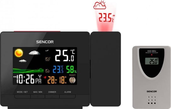 Stacja pogody z projektorem Sencor SWS 5400 Sencor