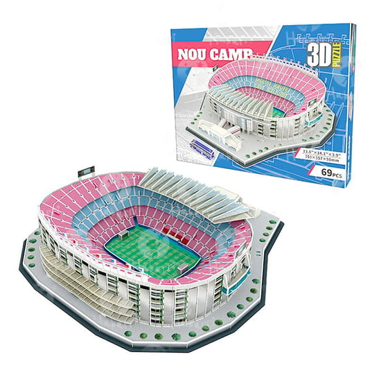 Stadion piłkarski - CAMP NOU - FC Barcelona - Puzzle 3D 69 elementów HABARRI