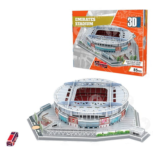 Stadion piłkarski - EMIRATES - FC Arsenal Londyn - Puzzle 3D 85 elementów HABARRI