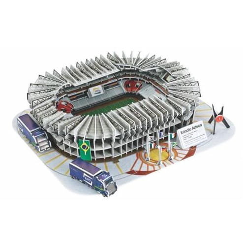 Stadion piłkarski - ESTADIO AZTECA – America FC i Cruz Azul FC – Puzzle 3D 246 elementów HABARRI
