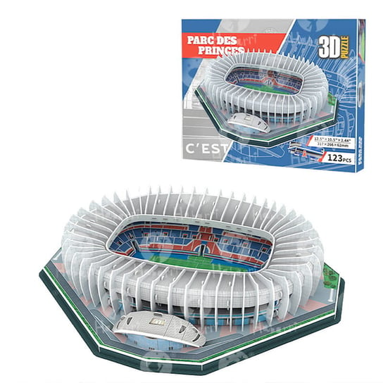 Stadion piłkarski - PARC DES PRINCES - FC Paris Saint Germain - Puzzle 3D 123 elementy HABARRI