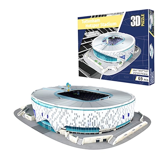 Stadion piłkarski - TOTTENHAM HOTSPUR - FC Tottenham Hotspur - Puzzle 3D 69 elementów HABARRI