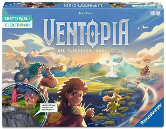 Stadt im Himmel - Gesellschaftsspiel & Brettspiel ab 7 Jahre: Die fliegende Insel : Knizia, Reiner