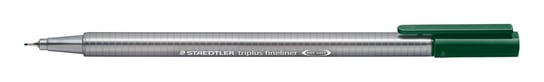 Staedtler, Cienkopis trójkątny triplus, zielony ziemi, 0.3 mm Staedtler
