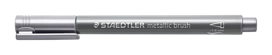 Staedtler, Flamaster pędzelkowy Metallic brush, srebrny Staedtler