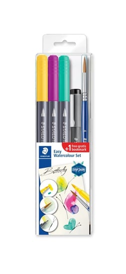 Staedtler, Flamastry akwarelowe Brush Pen MOTYLE, dwustronne szt., zestaw Staedtler