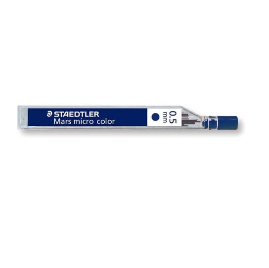 Staedtler, Grafity do ołówków Mars micro color, niebieskie, 0.5 mm, 12 szt. Staedtler