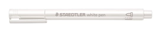 Staedtler, Marker metaliczny, okrągła końcówka, M, biały Staedtler