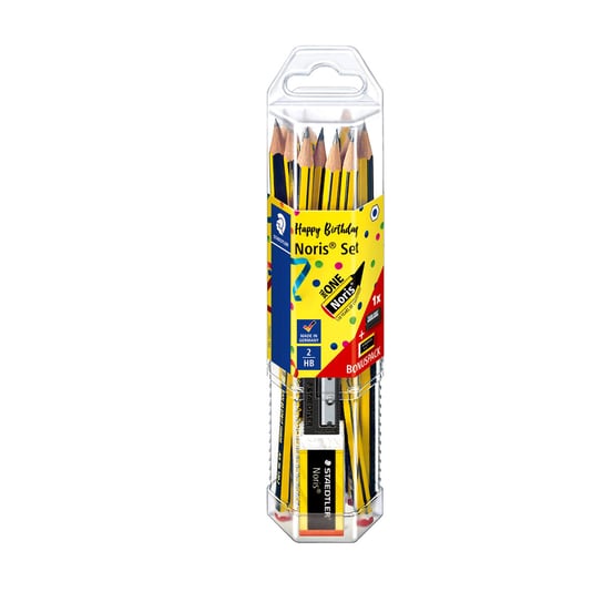 Staedtler, Ołówek Noris HB 12 szt. : gumka + temperówka Staedtler