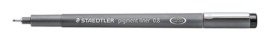 Staedtler, Pisak z atramentem pigmentowym, czarny, 0.8 mm Staedtler
