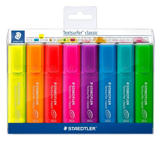 Staedtler, Zakreślacz Textsurfer® classic Neon, 8 kolorów Staedtler