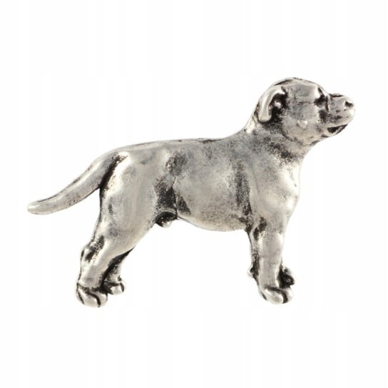 Staffordshire Bull Terrier posrebrzany pin broszka Inna marka