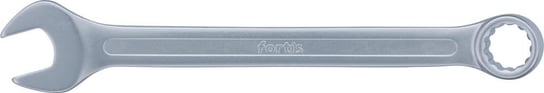 Stalowy Klucz Płasko-Oczkowy Chromowany 10x140mm Zagięty Pierścień Fortis - 10 mm Fortis