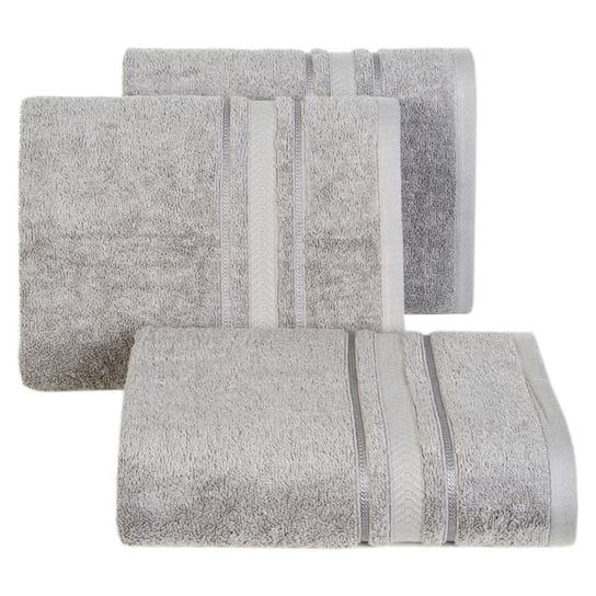 Stalowy ręcznik żakardowa bordiura 550GSM 50X90 NEFRE Eurofirany