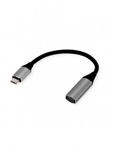 STANDARD Adapter USB typu C - Mini DisplayPort, v1.2, M/F, czarny, 0,2 m Inna marka