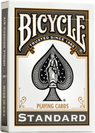 Standard Back Black - klasyczne (rewers czarny), karty, Bicycle Bicycle