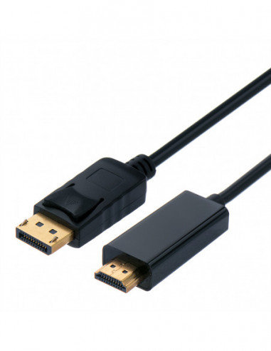 STANDARD Kabel DisplayPort, DP - UHDTV, M/M, czarny, 2 m SECOMP