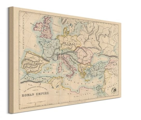 Stanfords Mapa Imperium Rzymskiego 1879 - obraz na płótnie Pyramid International
