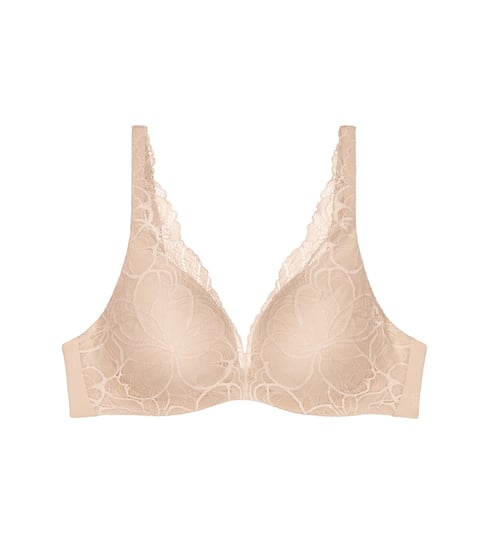 STANIK Push up BIUSTONOSZ Triumph KORONKA Body Make-Up Illusion Lace WP 85C Triumph