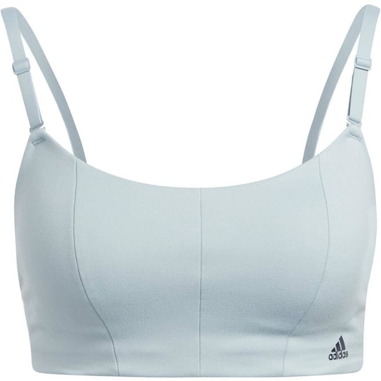 Stanik sportowy damski adidas YOGA STUDIO LIGHT SUPPORT szary HF2269-S DD Adidas