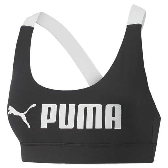 Stanik sportowy damski Puma MID IMPACT czarny 52219201-M Puma