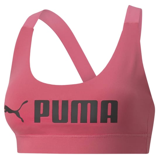 Stanik sportowy damski Puma Mid Impact różowy 52219282-L Puma