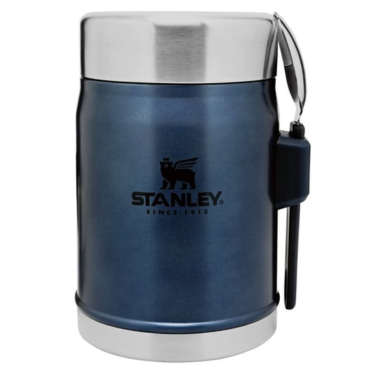 STANLEY - Classic - Termos obiadowy ze sztućcami - 0,4 l - Granatowy Stanley