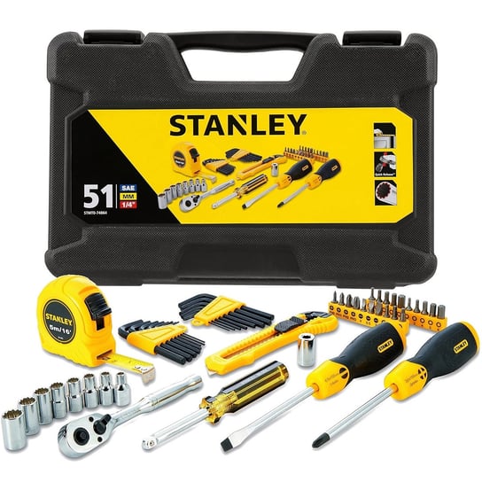 Stanley Zestaw narzędzi i akcesoriów w walizce 51 elementów Stanley
