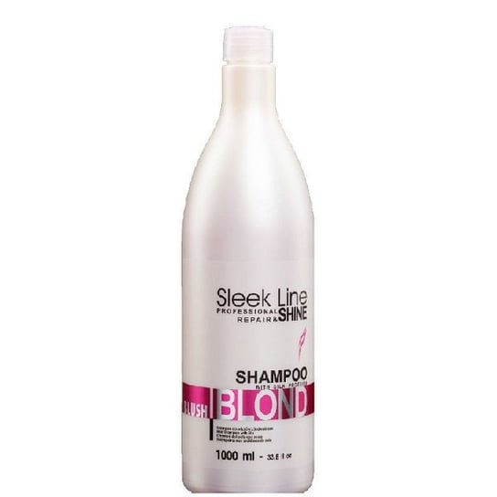 Stapiz, Sleek Line Blush Blond szampon nadający różowy odcień do włosów blond z jedwabiem 1000ml STAPIZ PROFESJONALNE KOSMETYKI FRYZJERSKIE
