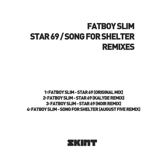 Star 69 / Song For Shelter Remixes, płyta winylowa Fatboy Slim