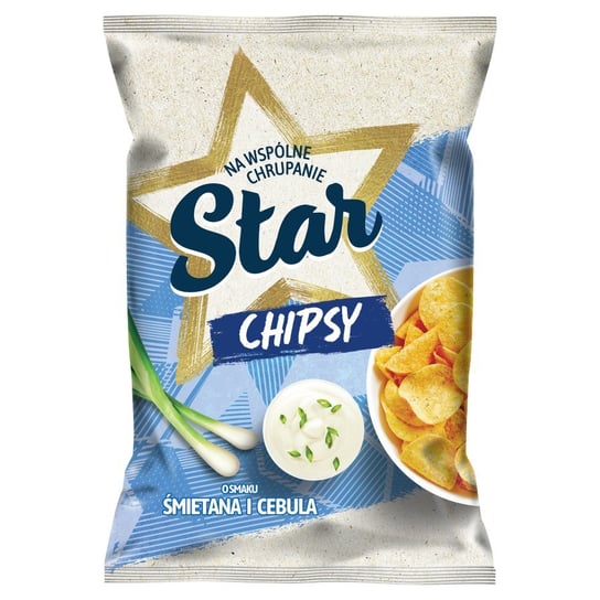 Star Chips Chipsy Śmietana I Cebula 130g Frito Lay