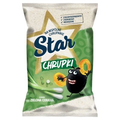 Star Chips Chrupki Zielona Cebulka 120g Frito Lay