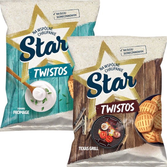 Star, chrupki Twistos mix smaków, 2 x 110g Star