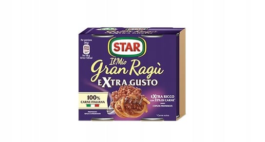 Star Gran Ragu Extra Gusto Sos Do Spaghetti 2X180G Inna marka