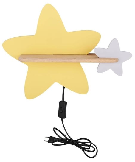 Star Lampa kinkiet ścienny 5W IQ Kids z przewodem z wł. i wtyczką Candellux Lighting