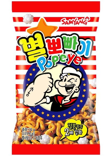 Star Popeye Snack, chrupiąca przekąska 72g - Samyang Samyang