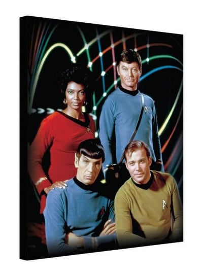Star Trek Kirk, Spock, Uhura, Bones - obraz na płótnie Star Trek