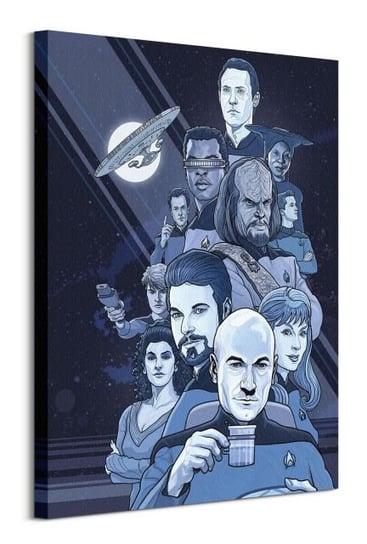 Star Trek Next Generation Blue - obraz na płótnie Star Trek