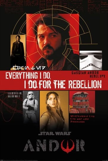 Star Wars Andor For The Rebellion - plakat Star Wars gwiezdne wojny
