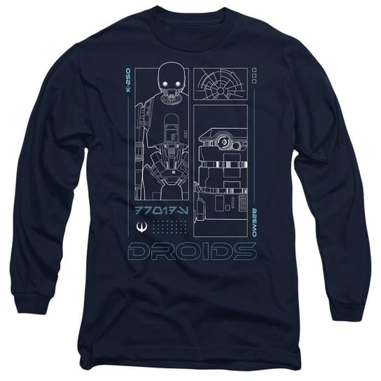 Star Wars: Andor T-Shirt Unisex Dla Dorosłych Droids (L / Ciemnogranatowy) Star Wars gwiezdne wojny