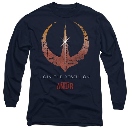 Star Wars: Andor T-Shirt Unisex Dla Dorosłych Join The Rebellion (XL 8,5-9 / Ciemnogranatowy) Star Wars gwiezdne wojny