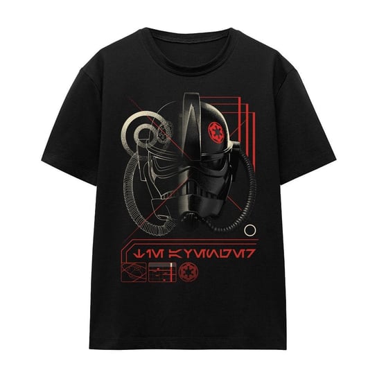 Star Wars: Andor T-Shirt Unisex Dla Dorosłych Kask (XXL (193cm) / Czarny) Star Wars gwiezdne wojny