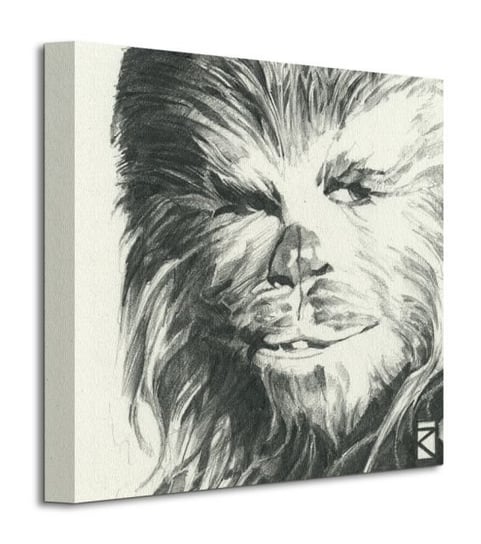 Star Wars Chewbacca Sketch - obraz na płótnie Star Wars gwiezdne wojny