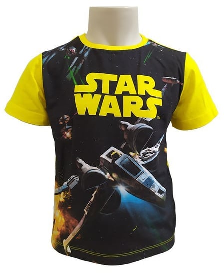 Star Wars Chłopięcy T-Shirt Koszulka Disney R104 Star Wars gwiezdne wojny