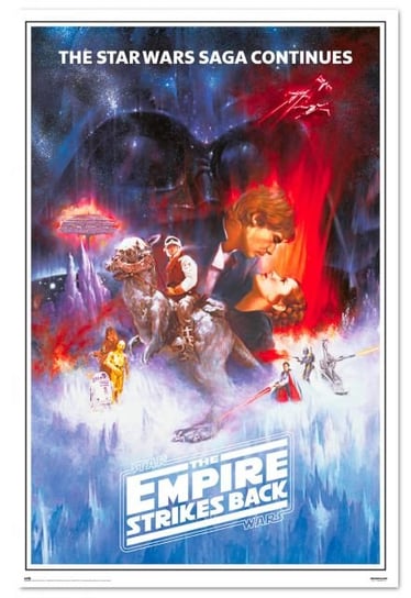 Star Wars Classic Empire Strikes Back - plakat Star Wars gwiezdne wojny