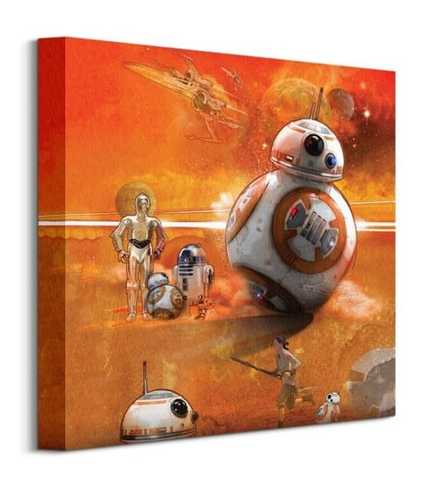 Star Wars Ep7 Bb8-Art - obraz na płótnie Star Wars gwiezdne wojny