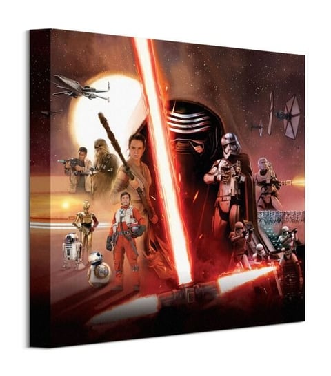 Star Wars Ep7 Galaxy - obraz na płótnie Star Wars gwiezdne wojny