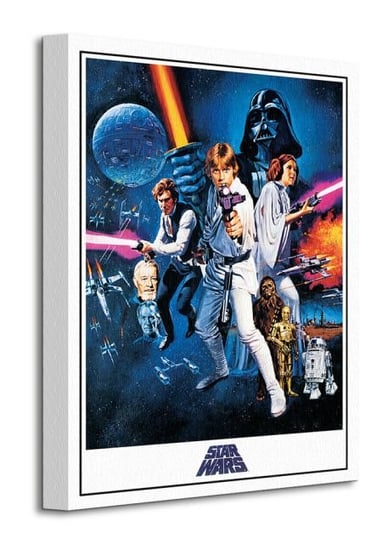 Star Wars Episode IV A New Hope One Sheet - obraz na płótnie Star Wars gwiezdne wojny