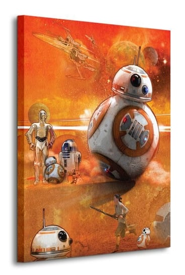 Star Wars Episode VII BB-8 Art - obraz na płótnie Star Wars gwiezdne wojny