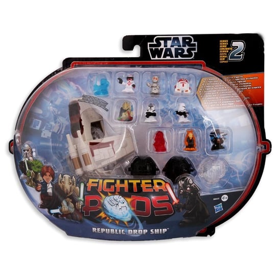Star Wars, Fighting Pods, figurki Republic Drop Ship, 12 szt., zestaw Hasbro